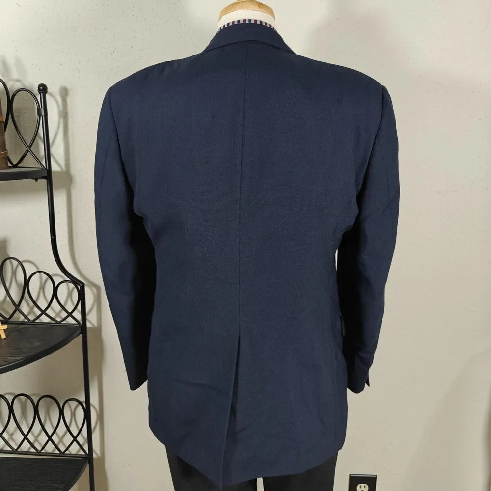 Jack‎ Nicklaus Tournament Series Men's Sport Coat Blazer Two Button Navy 41R
